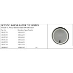 Opening Round Hatch Fly Screen for Marine Use
