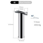 316 Stainless Steel Flush Mount Fishing Rod Holder