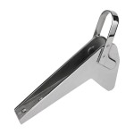 316 Stainless Anchor Bow Roller, Mirror Polished, 14.96in