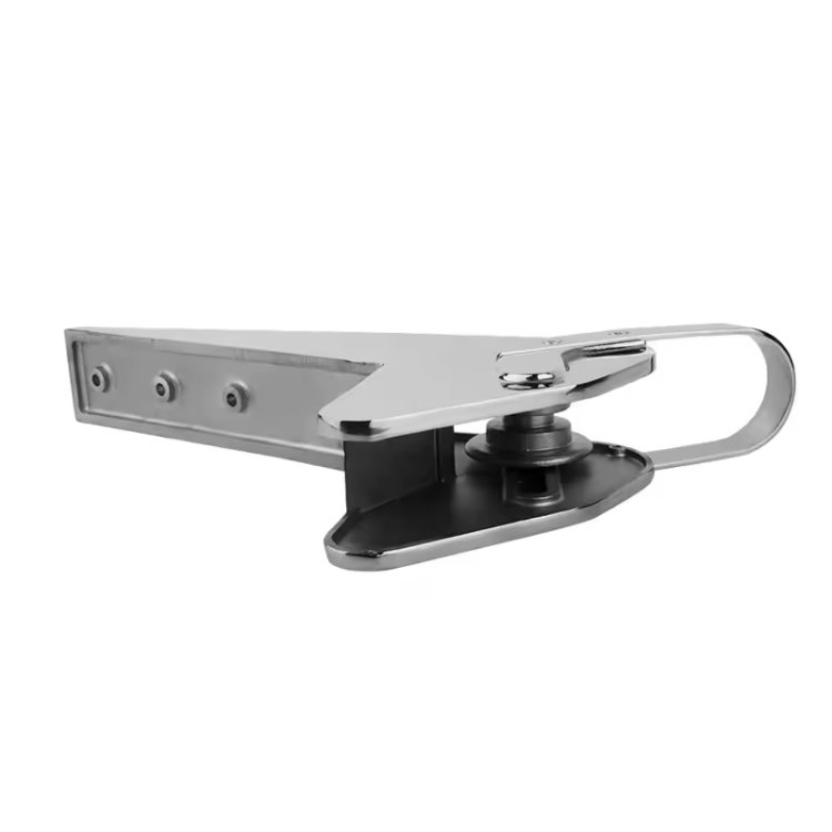 316 Stainless Anchor Bow Roller, Mirror Polished, 14.96in