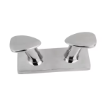 WSA 316 Stainless Double Horn Bollard Cleat, Mirror Polish
