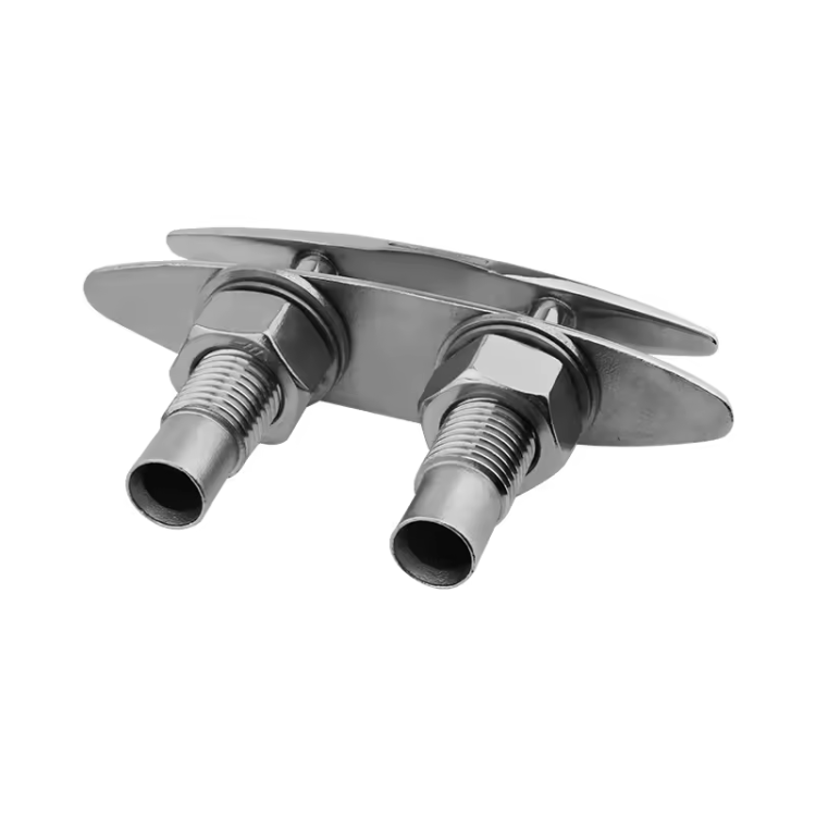 WSA Marine 6in 316 Stainless Steel Pop-Up Cleat, Mirror Polish