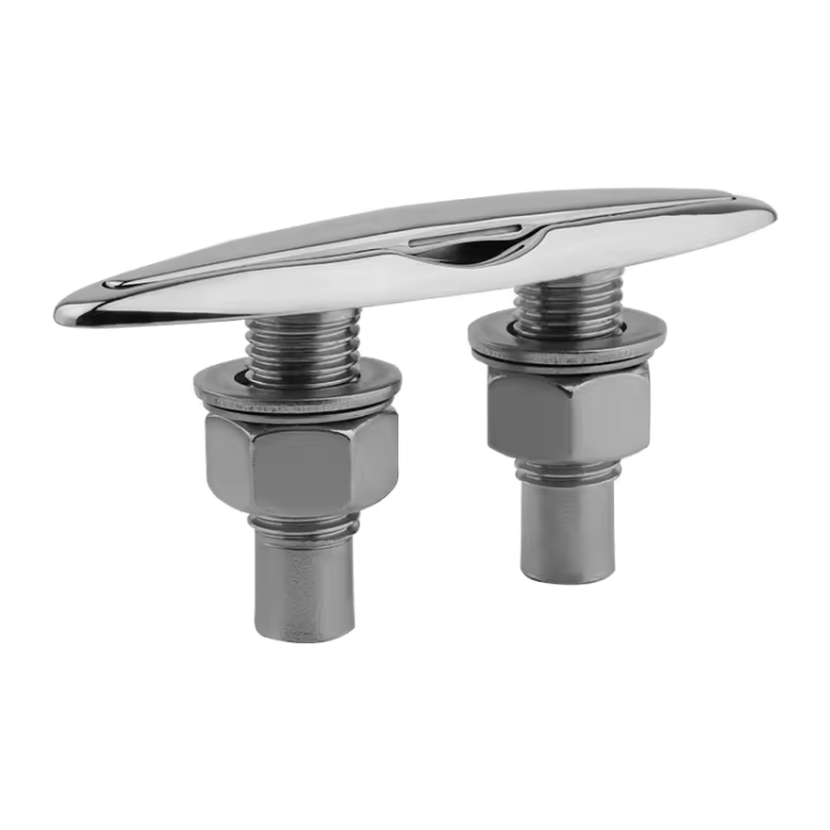 WSA Marine 6in 316 Stainless Steel Pop-Up Cleat, Mirror Polish