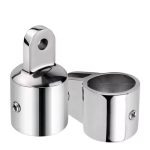 HMI 316 SS Bimini External Eye End Cap, 1 in & 1-3/16 in