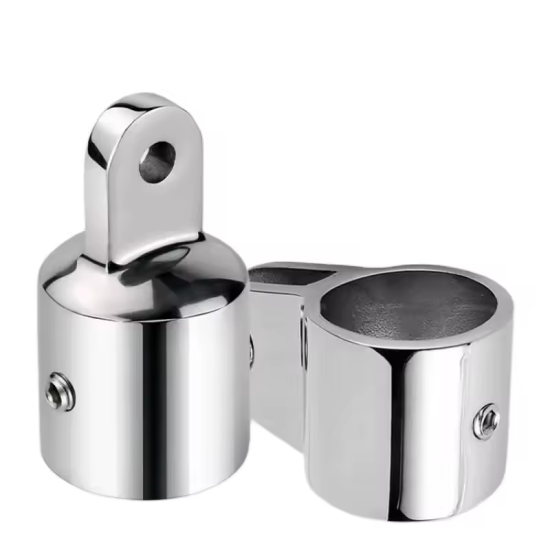 HMI 316 Stainless Steel Bimini Top Slide Cap Eye End, 7/8 in