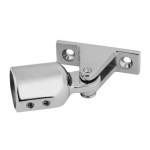 HMI 316 SS 90 Degree Bimini Deck Hinge with Pin & Ring
