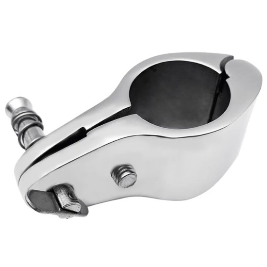 HMI 316 SS Hinged Jaw Slide w/ Pin for 7/8 to 1-1/4 Tubes