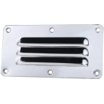 HMI Stainless Steel Marine Louvered Air Vent Covers (2-Pack)