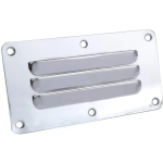 HMI Stainless Steel Marine Louvered Air Vent Covers (2-Pack)