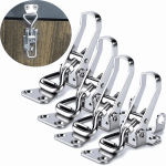 HMI 4pcs 304 Stainless Adjustable Toggle Latch Hasps