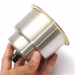 HMI 2 Pack 316 Stainless Cup Holders with Drain Fittings