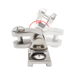 Stainless Steel Swivel Deck Hinge Top-Mount Marine Fitting