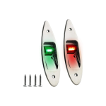 Ocean Wave 12V LED Bow Navigation Lights - Red/Green Pair