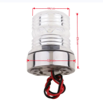 Ocean Wave 360° White LED Anchor Light 12V, SS Base