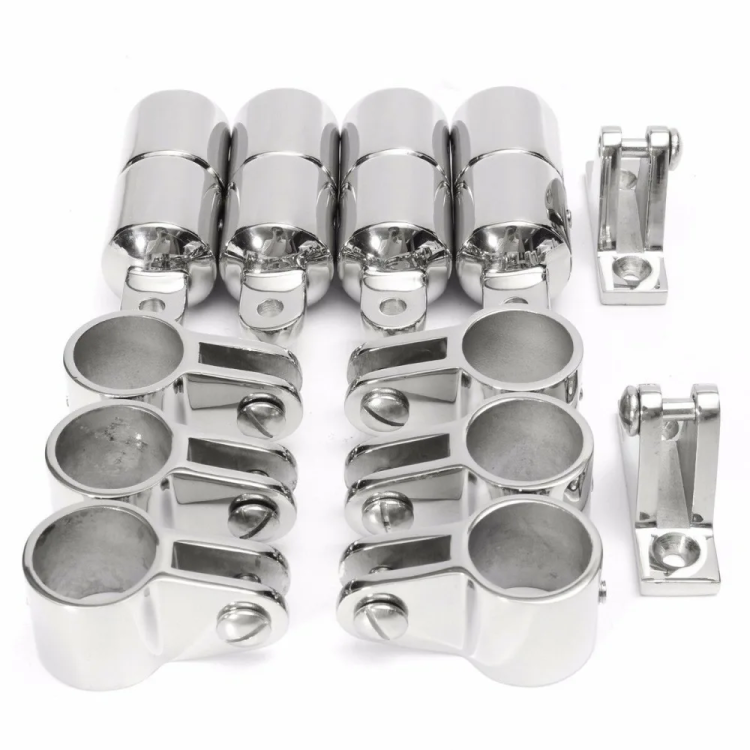Ocean Wave 316 Stainless 4-Bow Bimini Top Hardware Set