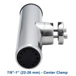 HMI 316 Stainless Clamp-On Boat Rail Fishing Rod Holder 9in