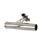 HMI Clamp-On Stainless Rod Holder for 1 in Boat Rails