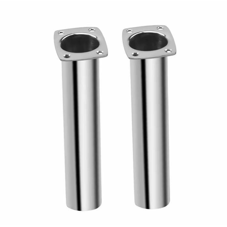 HMI 316 Stainless Flush Mount Fishing Rod Holders, 2 Pack