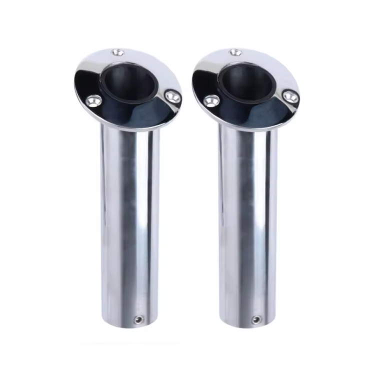 HMI 316 Stainless Flush Mount Fishing Rod Holders, 2-Pack