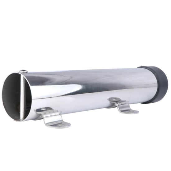HMI 2 Pieces 10" Stainless Steel Side Mount Fishing Rod Holders
