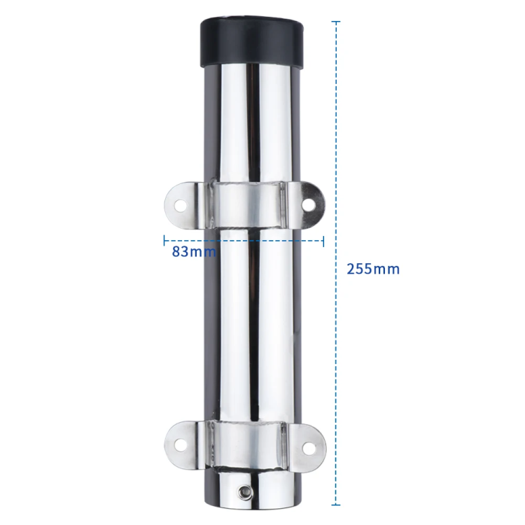 HMI 2-Piece 10in Stainless Steel Side-Mount Fishing Rod Holders