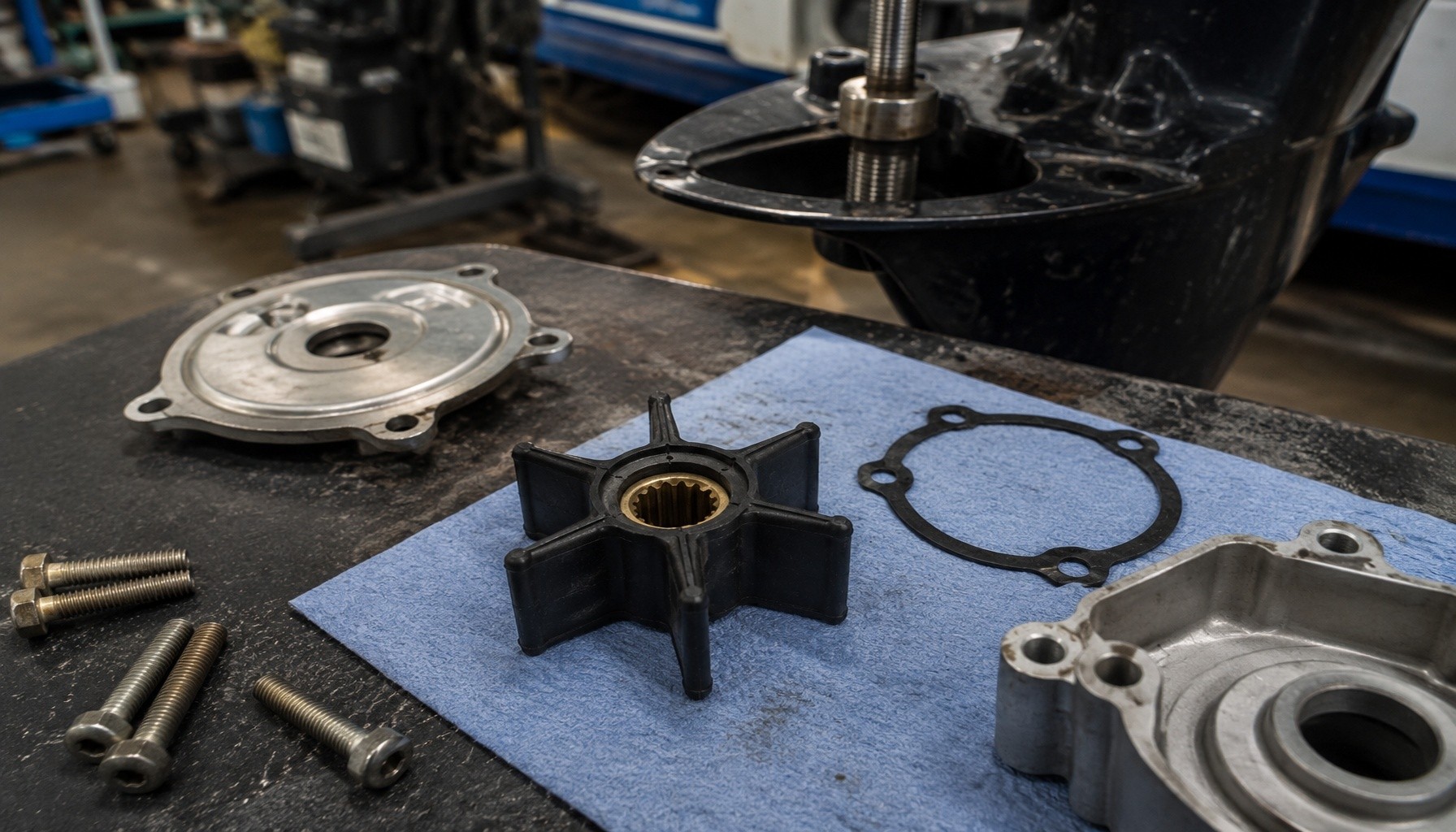 How to Change the Water Pump Impeller of Outboard Engines